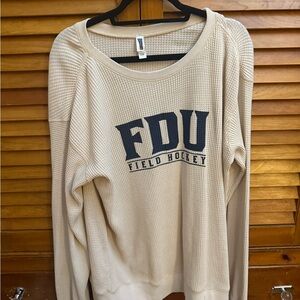 FDU Field Hockey Women's Cream Top